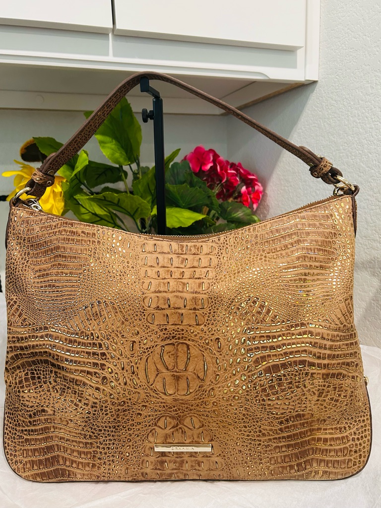 Brahmin Heather Vintage Gold